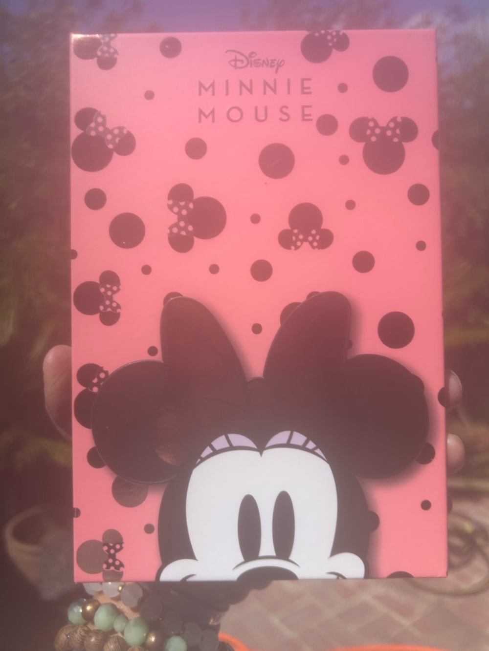 Disney Minnie Mouse Pink and Black Polka Dot Gift Box